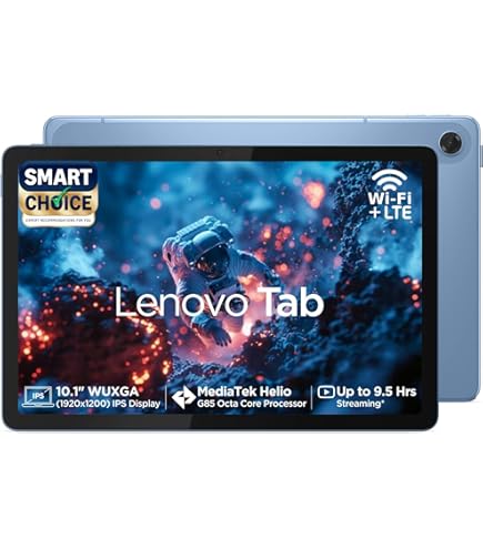 Lenovo Tab K9| WiFi+4G Tablet| 8.7 Inch (22.86 cm) HD Display| 4GB