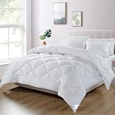 WAVVE Duvet Filling Duvet 180 x 220 cm White for 105/120 cm Bed, 300 g/m&sup2; Fibre Duvet, Lightweight, Soft, Breathable for Autu