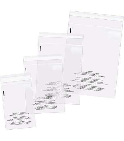 Resealable Plastic Bags 200 PCS 4" X 6" Thick Clear Zip Poly Lock Plastic Bags Seal Reclosable Zip Bag Durable 2.4 Mil Photo Cards Snacks Seeds Zipper Bags Poly Bags