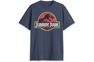 FIFTH SUN Jurassic Park Men's Classic Movie Logo T-Shirt Camiseta para Hombre