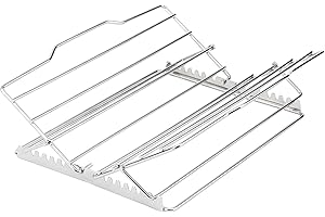 GOODCOOK Bradshaw International 23803 Chrome Adjustable Roast Rack Silver