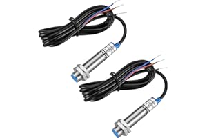 Heschen Interruttore sensore di prossimità induttivo LJ12A3-2-Z/BY Rivelatore 2mm 10-30VDC 200mA PNP normalmente aperto (NO) 3 fili (2)