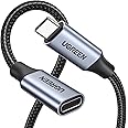UGREEN Cavo USB C USB C Video 4K@60Hz, Cavo USB 3.2 Prolunga 10Gbps Ricarica Rapida 100W, Thunderbolt 3 Compatibile con iPhon