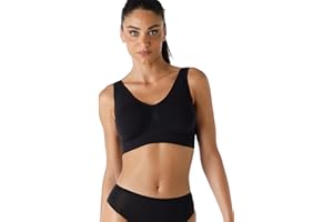 Lovable Reggiseno Senza Ferretto Invisibile, Brassière, Top Sportivo, Sport Yoga in Microfibra Senza Cuciture Seamless, Active Comfort Donna