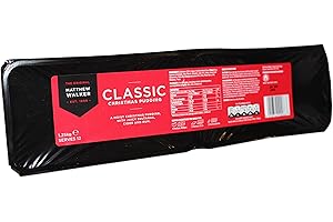 Matthew Walker Festive Catering, Vegan Classic Christmas Pudding Loaf 1.25 kg (Pack of 1) – A Rich And Moist Traditional Recipe – Perfect For Sharing At Family Feasts Or Catering Menus