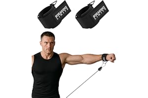 Breaking Limits Muñequeras Gym Polea - Muñequera Gym Polea - Agarre Gym - Accesorios Gimnasio - Agarraderas Musculación