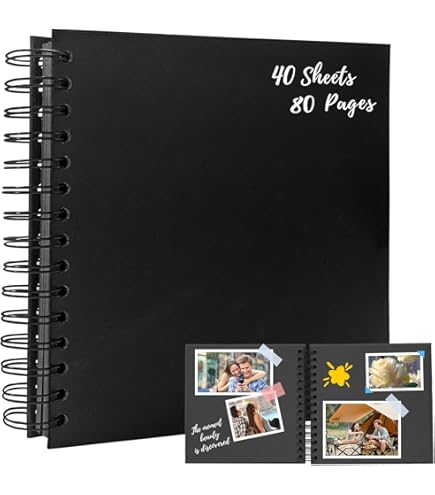 Bellanova 8 Pollici Album Scrapbook A Spirale, 20.5×20.5cm Fotoalbum
