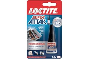 ATTAK. SUPER ATTAK LOCTITE 5,5 GR PRECISION COLLA ADESIVO UNIVERSALE FORTE ISTANTANEO