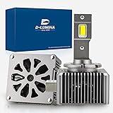 D-Lumina D1S LED Lampadine LED per auto a prova di errore 100% Canbus 70W 16000LM Sostituisci lampadine allo xeno HID OEM Plu
