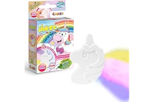 Craze INKEE Foamy Unicorn | Bombe de Bain Enfant en Forme de Licorne Boule de Bain Effervescente Rose, Jaune & Violet - testée dermalogiquement