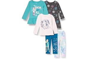 Amazon Essentials Disney | Marvel | Star Wars | Frozen | Princess Set di Capi da combinare e Abbinare Bambine e Ragazze, Confezioni Multiple
