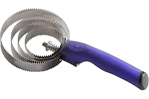 EKKIA Générique - Etrille métallique ronde poignée soft - violet