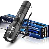 Maxesla LED Torch 2000 Lumens Gifts for Men Dad Kids, Zoomable Torches Led Super Bright Flashlight, Powerful Torches Battery