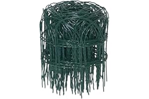 Floralcraft® Green PVC Coated Wire Garden Border Fencing Roll - 10m x 0.25m