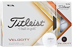 TITLEIST Velocity Visi - Pallina da Golf, da Uomo, Colore: Bianco, Taglia Unica