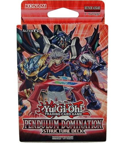 Konami Yu-Gi-Oh Pendulum Domination Structure Deck : Amazon.co.uk: Toys &  Games