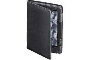 Hama Arezzo - Funda para Kindle WiFi, Paperwhite y Kobo Touch/GLO con Tapa para Kindle, Color Negro