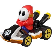 Hot Wheels Mario Kart – Wario Standard Kart – Coche De Metal A Escala 1:64 | Figura De Personaje De Mario Kart Para Coleccionar | Regalo Para Niños +3 Años | GBG32
