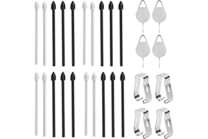 Annadue Zestaw 4 końcówek do telefonu Note 10 / Note 10 Plus (czarny)