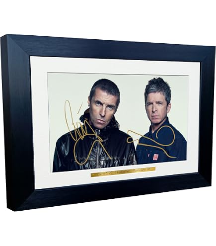 Liam Gallagher SIGNED Photo 1st Generation PRINT Ltd 150 +