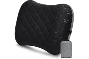 YISSVIC Camping Pillow for Sleeping Inflatable Pillow Travel with Removable Cover for Neck Lumber Support Backpacking Pillow Travel Air Pillows for Camping Hiking Backpacking Airplane Flight