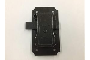 EFFEDIELLE Serratura forgiata in ferro da restauro per mobili antichi e in arte povera. FS 101.20 "MADE IN ITALY" finitura NERO ANTICHIZZATO entrata mm.20.Linea "IL FORGIATO" (UTENSIL LEGNO)