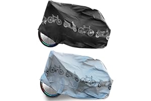 MORJCG 2Pcs 180g Bike Covers, 200*110cm Bike Cover, Bicycle Cover, Waterproof Bike Cover, Outdoor Bike Cover, Bike Covers for outside Storage, Bike Cover Waterproof, Bicycle Cover Waterproof Outdoor