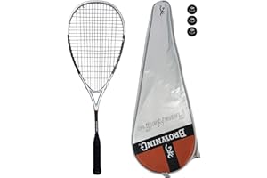 Browning Platinum Nano 140 RRP £210 Squash Racket + Pack of Squash Balls