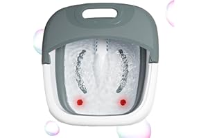 SILVERGEAR Opvouwbaar Massage Voetenbad met Infrarood