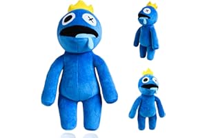 VICYOL S&D Bambola Rainbow Friends. Amici Arcobaleno Peluche. Giocattolo per Videogiochi Horror. Regalo per Bambini a Natale, Compleanno. (Blu, Blue, 30 cm)