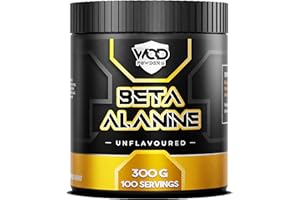 Beta Alanine Powder 300g - Unflavoured Beta Alanine for Functional Fitness | Scoop Included | Enhances Training Duration & Performance | Backed by Athletes - WOD Powders - 300g