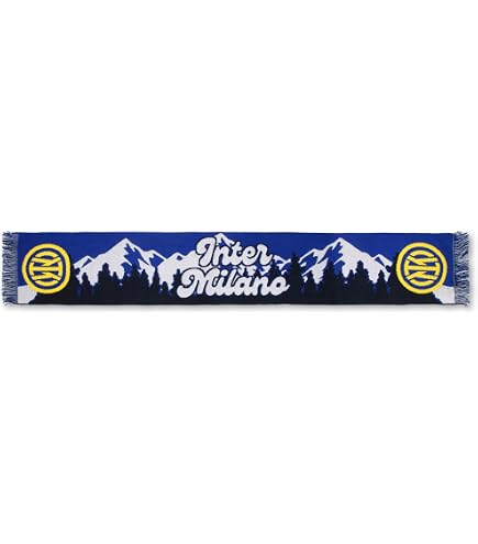 Sciarpa Ufficiale Inter Hakan Çalhanoğlu – 100% Acrilico, 135x22 Cm, Maglia Jacquard