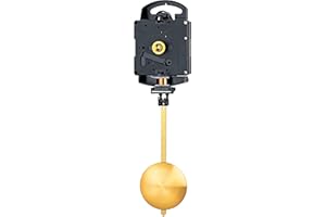 SELVA Quarzpendelwerk CP Ideal als Ersatz-Uhrwerk für Wanduhren Aller Art – Made in Germany– für Zeigerwerklänge 18 mm Zifferblattdicke 9 mm
