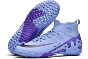 sudorun Scarpe da Calcio Uomo Bambino Turf Scarpe da Calcetto Indoor Ragazzino Ragazzo AG FG TF Calzature da Calcio Allenamento Scarpe Outdoor