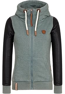 Naketano Damen Kapuzenjacke Arsch Anne Wand Zip Hoodie Amazon De Bekleidung