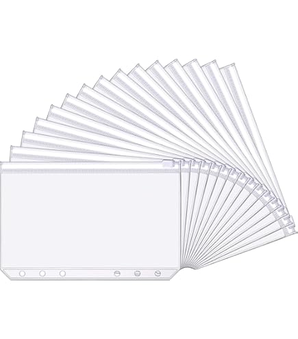 A5 Refill Paper & 6-Hole Loose Leaves For 8.5 Inch Round Ring Binder - White Cover Set