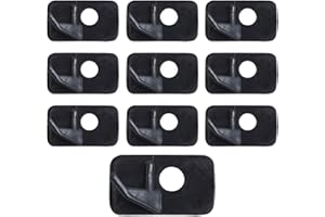 HAFRILY 10Pcs Arrow Rest for RH Recurve Bows Plastic Arrow Rests with Glue for Hunting Shooting Targeting Accessory Archery Arrow Rest Right Hand