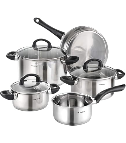 Swiss Pro+ 12-teiliges Topfset - Edelstahl Kochgeschirr Induktion