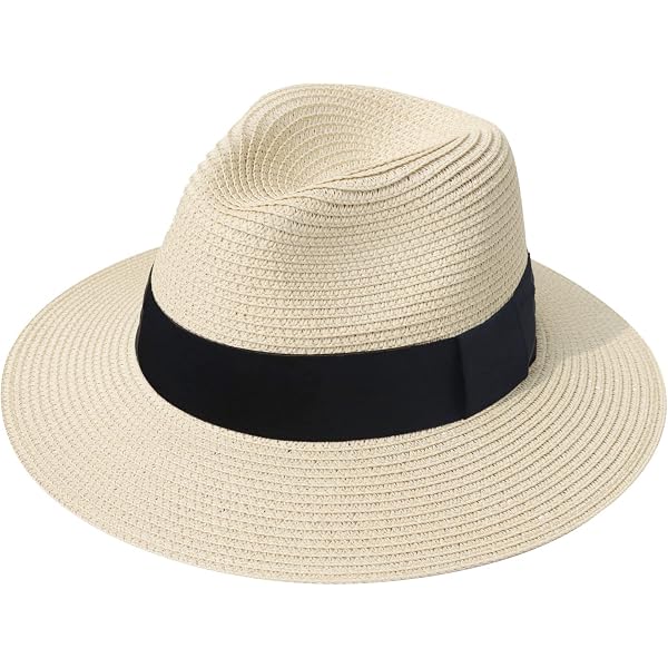Chapeau De Paille Trilby Fiebig - Protection Solaire Style Vacances