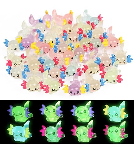 Animaux lumineux en mini résine 130 pièces - Figurines miniatures en résine à cacher - Éclairent dans l'obscurité pour accessoires de jardin féérique miniature - Kit d'ornements pour aquarium paysage Animaux lumineux en mini résine 130 pièces - Figurines miniatures en résine à cacher - Éclairent dans l'obscurité pour accessoires de jardin féérique miniature - Kit d'ornements pour aquarium paysage