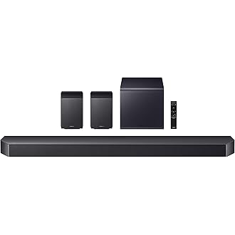 Samsung 756 W True 11.1.4 ch Full Surround Soundbar with Wireless Dolby Atmos | Center-Up-Side-Front Wide-firing Speakers