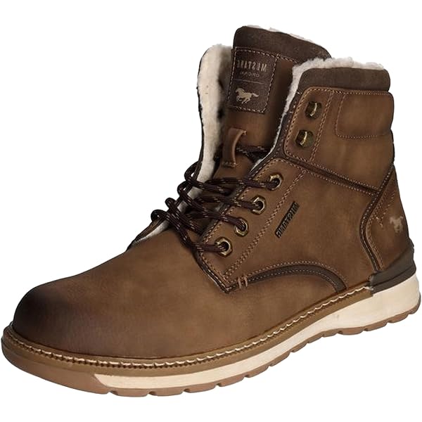 MUSTANG Scarpe con Lacci per Uomo 4186-504, Numero:42 EU, Colore:Marrone