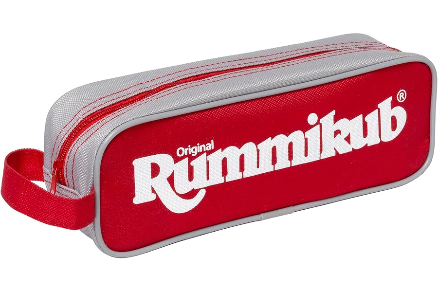 Ideal, Rummikub Mini Pouch Travel Game: Brings People Together, Family Strategy Games, for 2-4 Players, Ages 7+