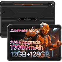 Tablette Rugged HOTWAV R8 10.1" Android 14 - 12Go RAM 128Go ROM, 4G LTE, IP68, 10800mAh - Tablette Incassable Extérieur - 2