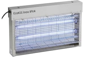 Kerbl 299935 Elektrisk flugförstörare EcoKill Inox, IP X 4, 2 x 15 W, 250 ml (1-pack)