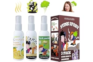 OURJAER fialette puzzolenti, Puant Farce Spray puzzolente, Spray puzzolente, Spray puzzolente, 90ml Spray puzzolente liquido per scherzi di Halloween (3 pezzi)