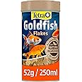 Tetra Goldfish Flakes - flake fish food for all goldfish and other coldwater fish, 250ml(Packaging may vary)