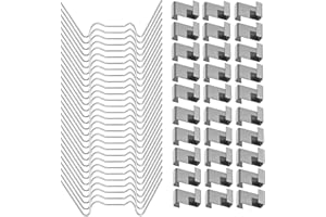 ZILZUFA Clips De Vitrage Serre, Clips de Vitrage pour Serre Clips de Fixation, Kit de réparation d'accessoires de Serre, 50 Pinces en W pour Verre de Serre, 50 Clips de Chevauchement en Z pour Serre