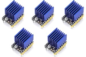 TEYLETEN ROBOT TMC2209 V1.2 Stepper Motor Driver for SKR V1.4 Turbo SKR 2 32Bit Control Board 3D Printer Parts (Pack of 5)
