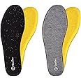 2 Pair -Shoe Inserts for Mens Memory Foam Insoles,Replacement Insoles for Work Boots Running Shoes, Cushion Shock Absorbing for Foot Pain Relief, Comfort Breathable Inner Soles 43EU,US10
